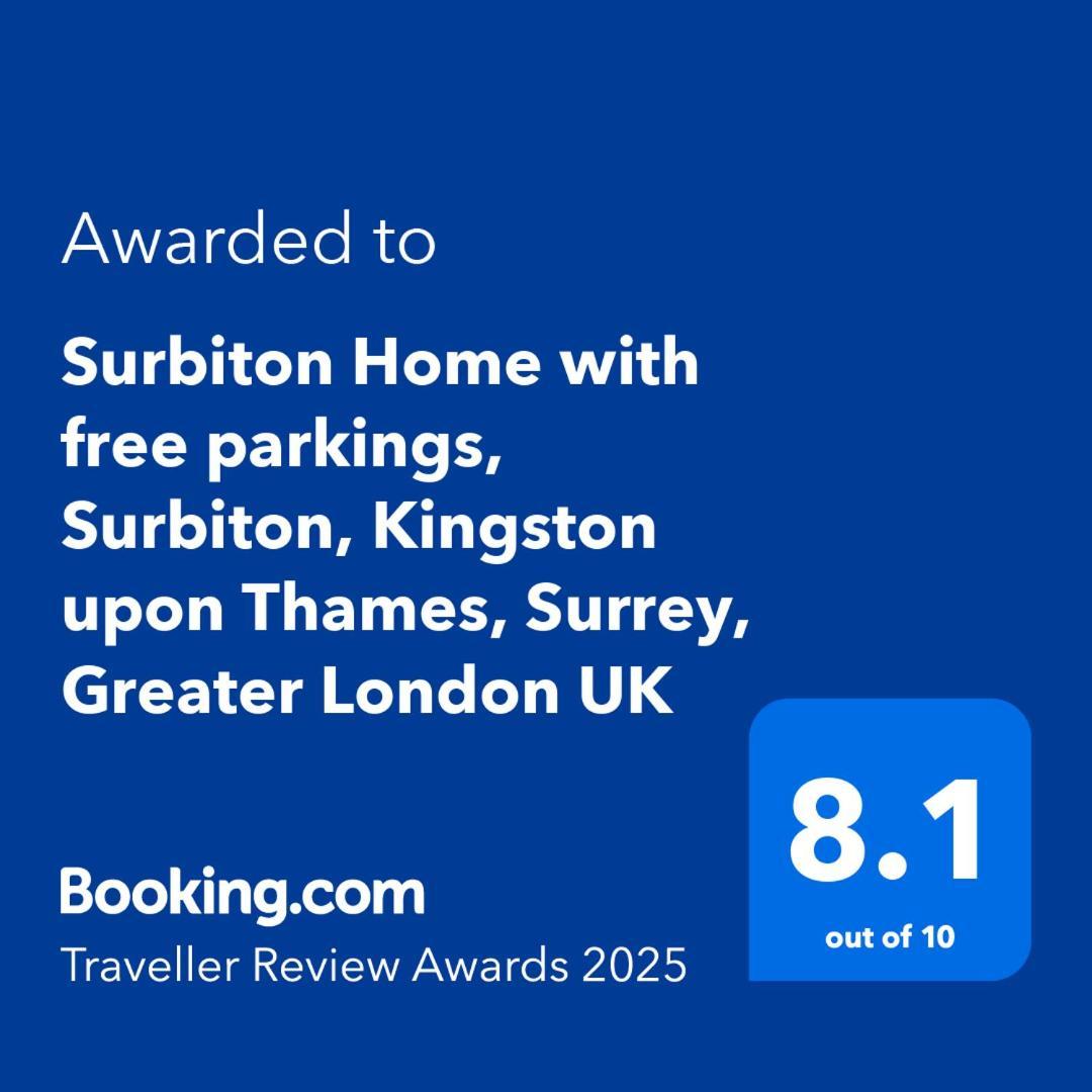 Surbiton Home With Free Parkings, Surbiton, Kingston Upon Thames, Surrey, Greater London Uk Eksteriør billede
